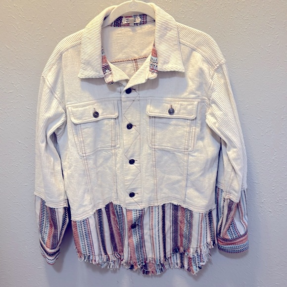 Gimmicks Corduroy Shacket Shirt Jacket Women’s Size Medium - Picture 2 of 11